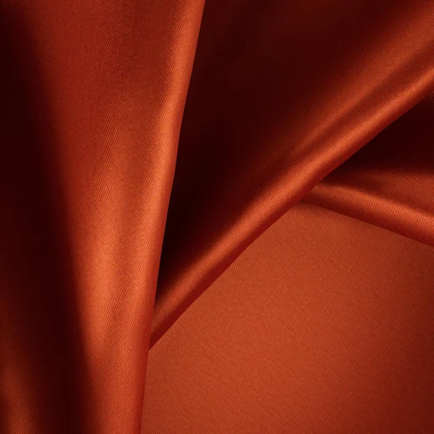 Photo of the fabric Backstop Terracotta swatch by Zepel. Use for Curtains, Accessory, Top of Bed. Style of Dim Out, Plain