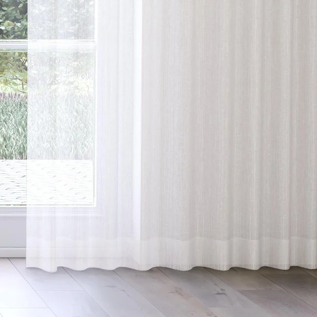 Photo of the fabric Sonata Ice swatch by James Dunlop. Use for Curtains. Style of Plain, Texture