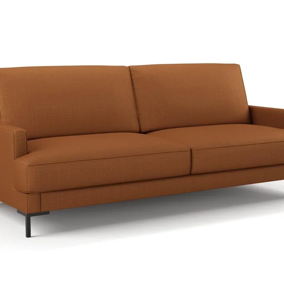 Photo of the fabric Allium Russett swatch by Mokum. Use for Upholstery, Accessory. Style of Plain, Texture