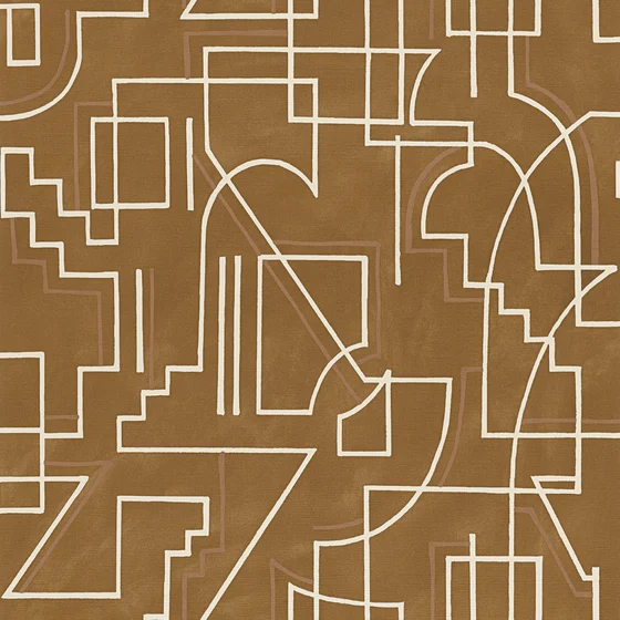 Photo of the fabric Alexander Wp 7602 7602 2854 swatch by Casamance. Use for Wall Covering. Style of Abstract, Texture