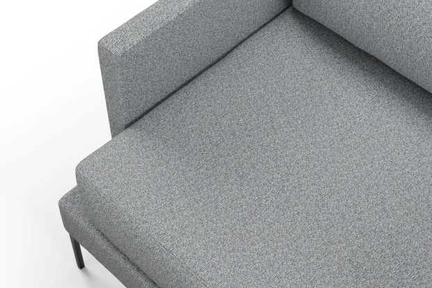 Photo of the fabric Bora Bora Glacier swatch by Mokum FibreGuard. Use for Curtains, Upholstery, Accessory. Style of Plain, Texture