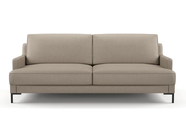 Photo of the fabric Prato Pumice swatch by Mokum. Use for Upholstery, Accessory. Style of Plain, Texture