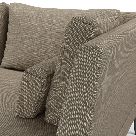 Photo of the fabric Ficus Smoky Quartz swatch by Mokum. Use for Upholstery, Accessory. Style of Plain, Texture
