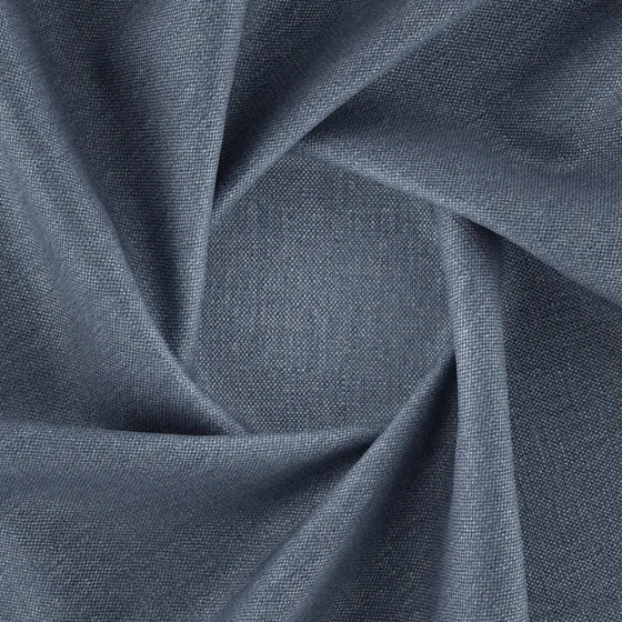Photo of the fabric Gent Denim swatch by Zepel FibreGuard. Use for Curtains, Upholstery, Accessory, Top of Bed. Style of Plain, Texture