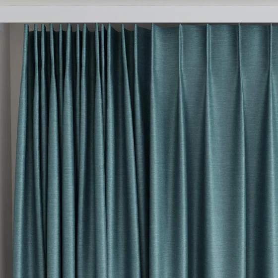 Photo of the fabric Provence Spa swatch by James Dunlop Essentials. Use for Curtains, Upholstery, Accessory, Top of Bed. Style of Plain, Texture