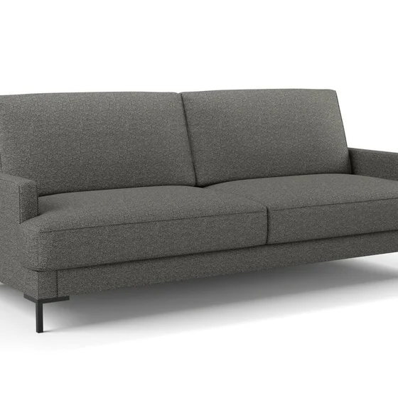 Photo of the fabric Palermo Basalt swatch by Mokum. Use for Upholstery, Accessory. Style of Plain, Texture