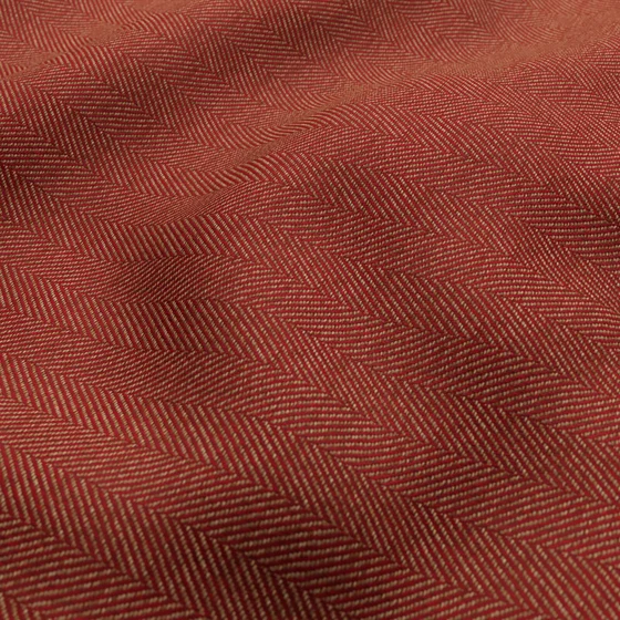 Photo of the fabric Trailblazer Strawberry swatch by James Dunlop FibreGuard. Use for Curtains, Upholstery, Accessory, Top of Bed. Style of Texture, Traditional