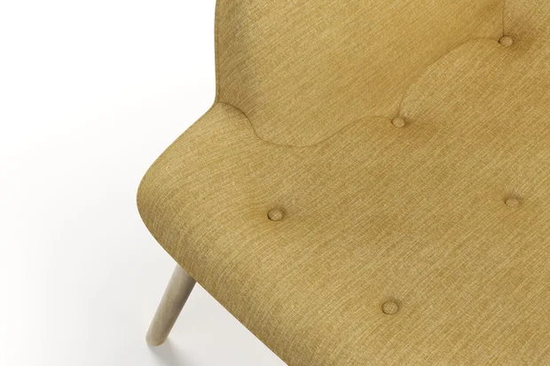 Photo of the fabric Trezor Honey swatch by James Dunlop FibreGuard. Use for Curtains, Upholstery, Accessory. Style of Chenille, Plain