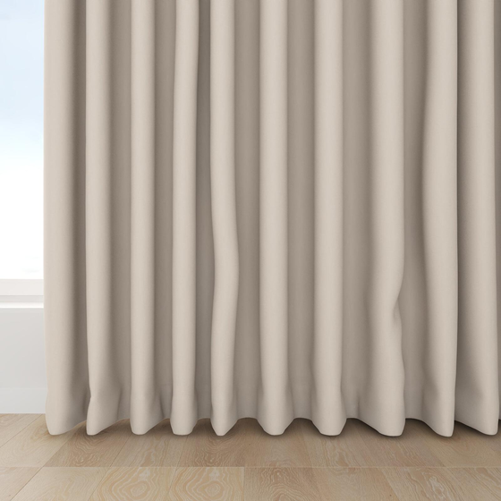 Photo of the fabric Satori Stonewash Blush swatch by Mokum. Use for Curtains, Upholstery Light Duty, Accessory, Top of Bed. Style of Plain, Texture