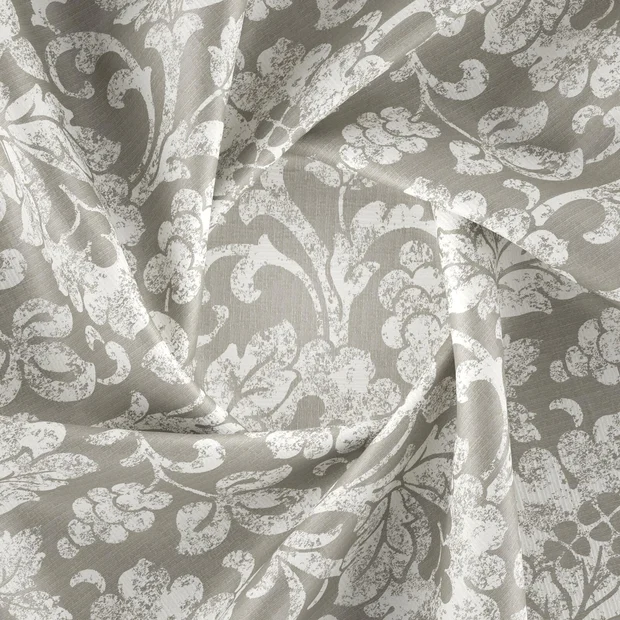 Photo of the fabric Florentine Cream swatch by Zepel. Use for Curtains, Accessory. Style of Floral And Botannical, Jacquard