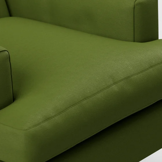 Photo of the fabric South Beach Palm Leaf swatch by Mokum. Use for Upholstery, Accessory. Style of Plain, Velvet