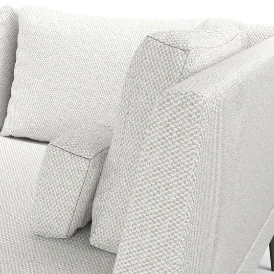 Photo of the fabric Ostuni Garlic swatch by Mokum. Use for Upholstery, Accessory. Style of Plain, Texture