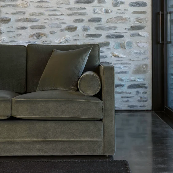 Pablo Sofa by David Shaw in Vienna colour Elm by James Dunlop
