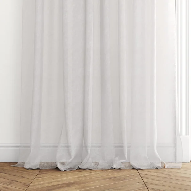 Photo of the fabric Seaview Shell swatch by James Dunlop. Use for Sheer Curtains. Style of Plain, Sheer