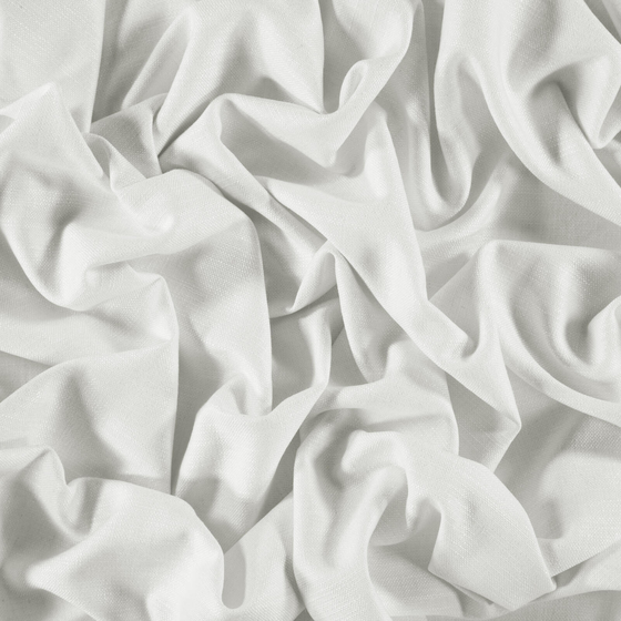 Photo of the fabric Unos Snow swatch by Zepel. Use for Curtains, Upholstery, Accessory, Top of Bed. Style of Plain, Taffeta