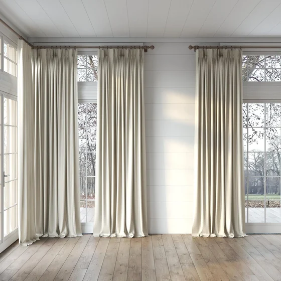 Photo of the fabric Luxe Cement swatch by James Dunlop Essentials. Use for Curtains, Accessory, Top of Bed. Style of Plain, Texture
