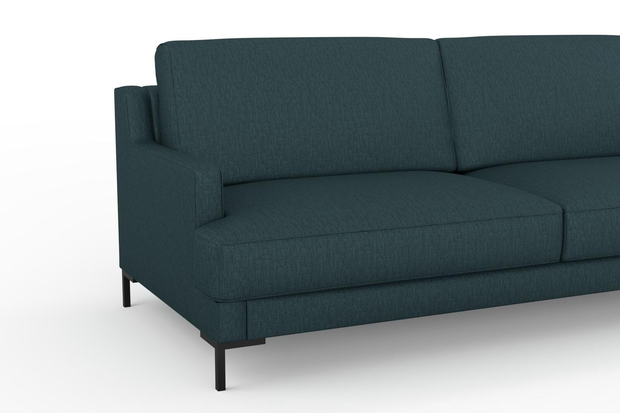Photo of the fabric Pandanus Lagoon swatch by Mokum. Use for Upholstery. Style of Plain, Taffeta