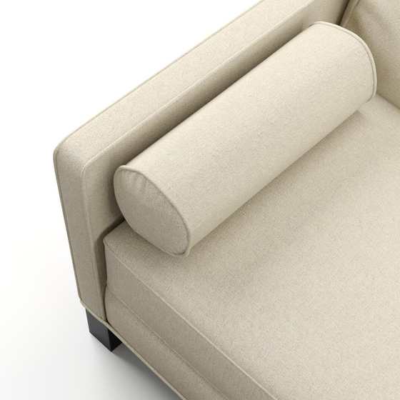 Photo of the fabric Omni Papyrus swatch by James Dunlop FibreGuard. Use for Upholstery, Accessory, Top of Bed. Style of Plain, Texture