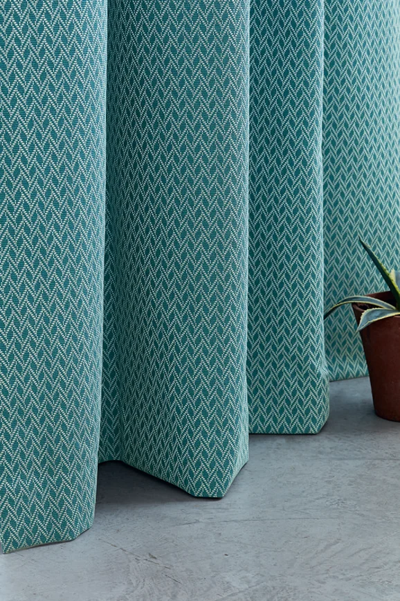Photo of the fabric Kanari V3304 05 in situ by Villa Nova. Use for Curtains, Upholstery, Accessory. Style of Geometric