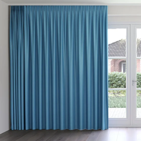 Photo of the fabric Provence Fountain swatch by James Dunlop Essentials. Use for Curtains, Upholstery, Accessory, Top of Bed. Style of Plain, Texture