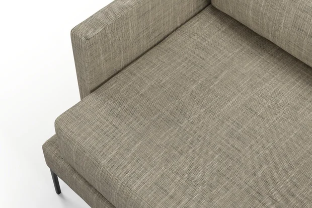 Photo of the fabric Ficus Pepper 851 swatch by Mokum. Use for Upholstery, Accessory. Style of Plain, Texture