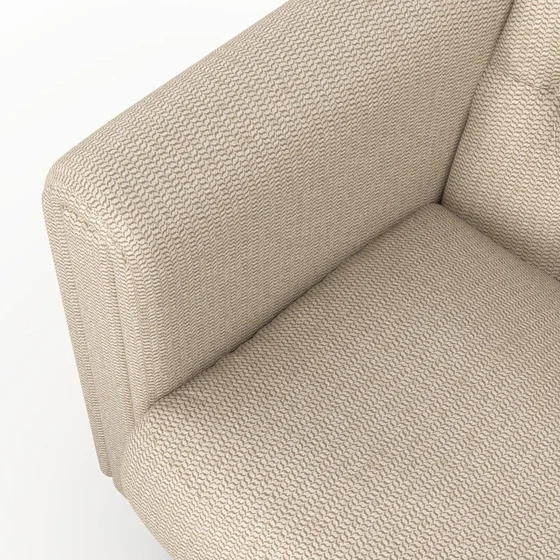 Photo of the fabric Alluvial Nougat swatch by James Dunlop. Use for Upholstery, Accessory, Top of Bed. Style of Geometric, Texture