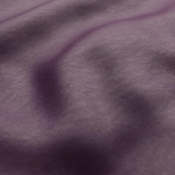 Photo of the fabric Tanning Aubergine swatch by Zepel. Use for Upholstery, Accessory, Top of Bed. Style of Leather And Vinyl, Plain