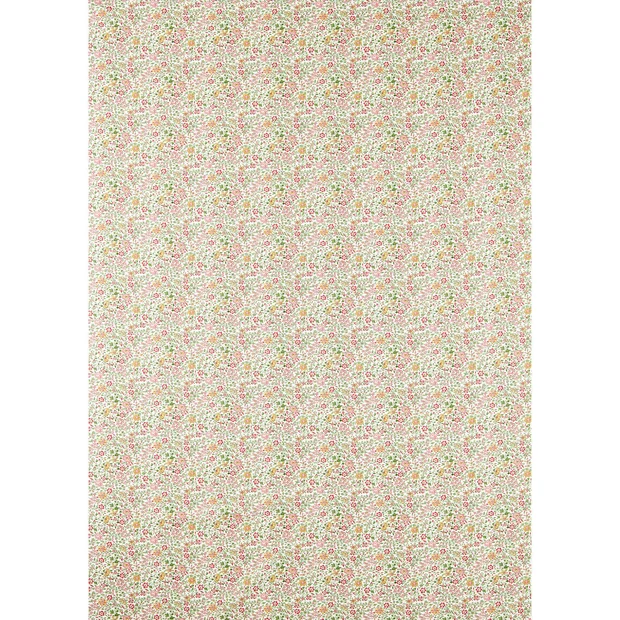Photo of the fabric Gamthi F1811 3 swatch by Clarke & Clarke. Use for Curtains, Accessory, Top of Bed. Style of Floral And Botannical, Print