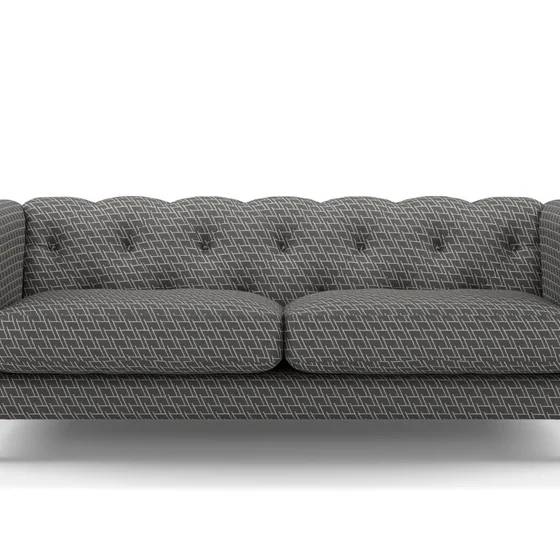 Photo of the fabric Leverett Alexander swatch by James Dunlop. Use for Upholstery, Accessory. Style of Chenille, Geometric