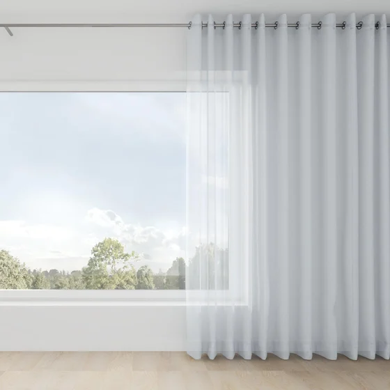 Photo of the fabric Sardinia Sky swatch by Mokum. Use for Curtains. Style of Plain, Texture