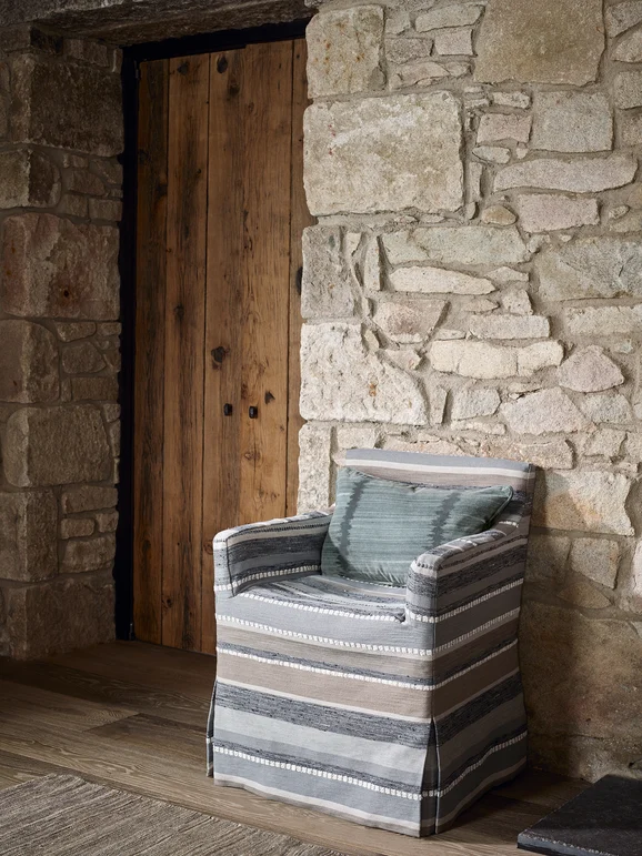 Photo of the fabric Barcombe Z647 01 in situ by Zinc. Use for Upholstery Light Duty, Accessory
