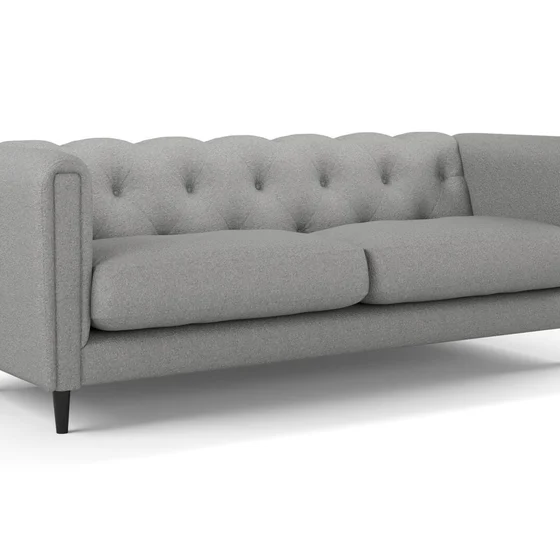 Photo of the fabric Sabato Sterling swatch by James Dunlop FibreGuard. Use for Upholstery, Accessory. Style of Plain, Texture