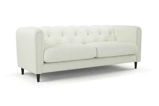 Photo of the fabric Airlie Whitewash swatch by James Dunlop. Use for Upholstery, Accessory. Style of Plain, Texture