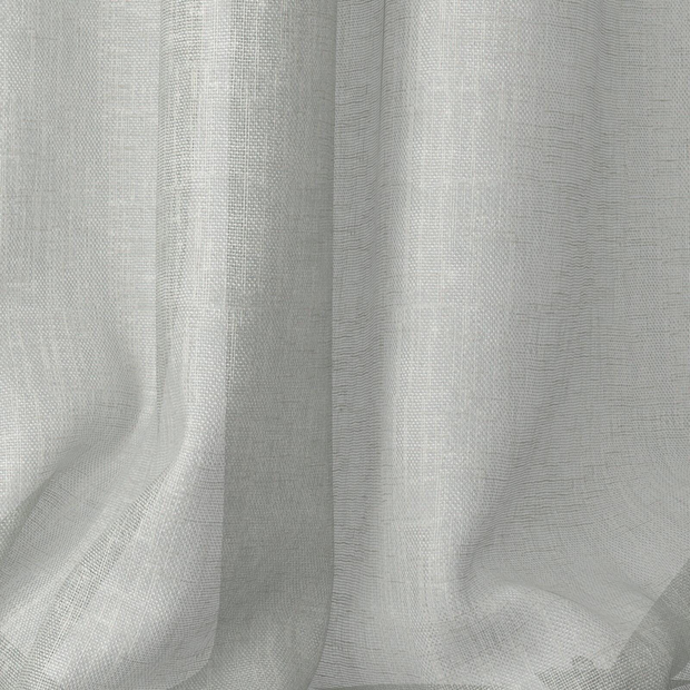 Photo of the fabric Foreshore Mist swatch by James Dunlop. Use for Sheer Curtains. Style of Plain, Sheer