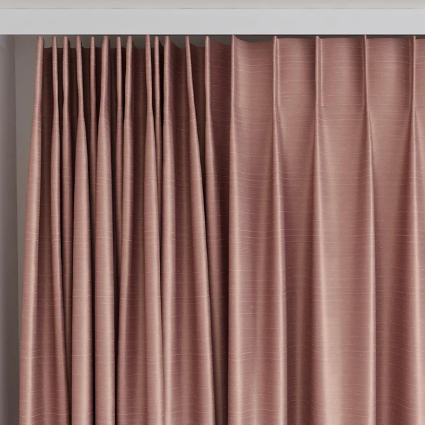Photo of the fabric Luxe Pompei swatch by James Dunlop Essentials. Use for Curtains, Accessory, Top of Bed. Style of Plain, Texture