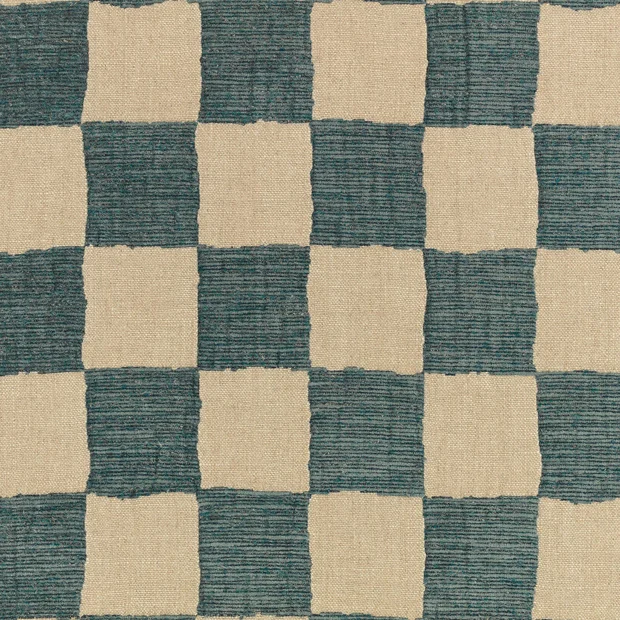 Photo of the fabric Checkmate Z816 05 swatch by Zinc. Use for Curtains, Upholstery, Accessory. Style of Geometric, Jacquard