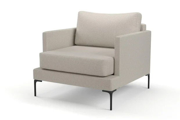 Photo of the fabric Souk Quartz swatch by Mokum. Use for Upholstery, Accessory. Style of Plain, Texture