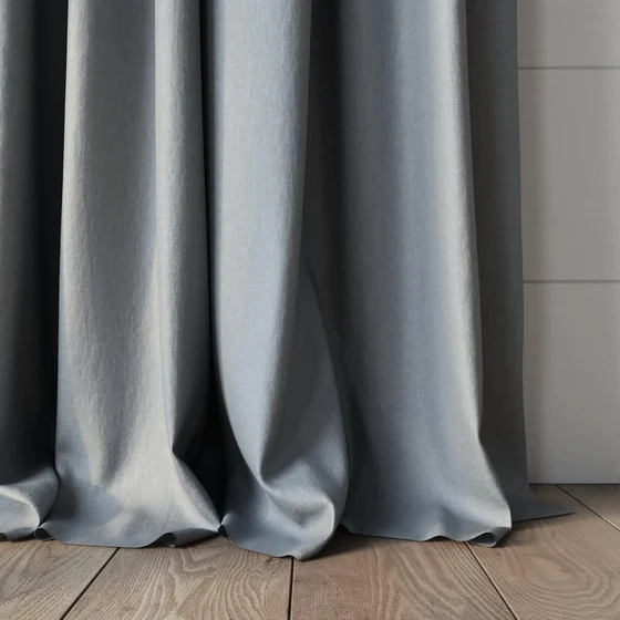 Photo of the fabric Eternal Dove Grey swatch by Mokum. Use for Curtains, Upholstery, Accessory. Style of Plain, Texture