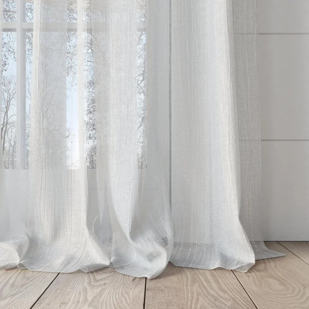 Photo of the fabric Sonata Ice swatch by James Dunlop. Use for Curtains. Style of Plain, Texture