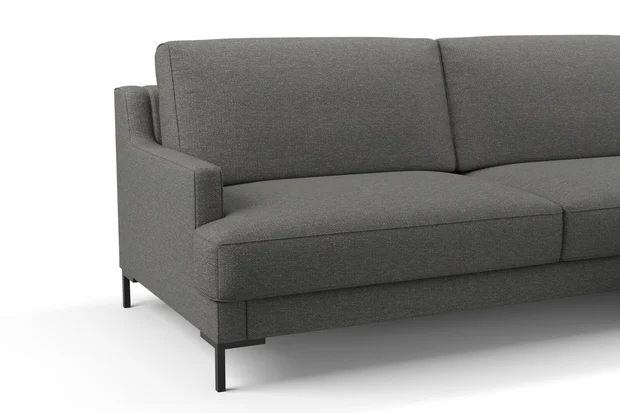 Photo of the fabric Coupole Granite swatch by Mokum. Use for Upholstery, Accessory. Style of Plain, Texture