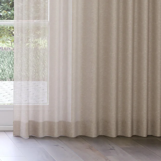 Photo of the fabric Miesian Hemp swatch by James Dunlop. Use for Curtains. Style of Plain, Texture