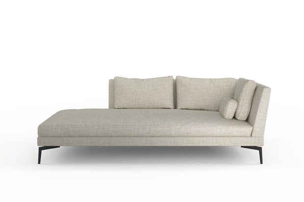 Photo of the fabric Strata Pumice swatch by Mokum. Use for Upholstery, Accessory. Style of Plain, Texture