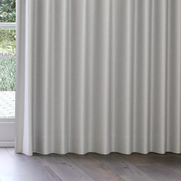 Photo of the fabric Banksia Willow swatch by James Dunlop. Use for Curtains, Accessory, Top of Bed. Style of Plain, Texture