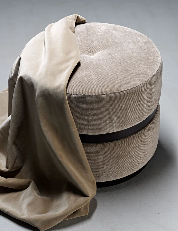 Photo of the fabric Gramercy M614 11 in situ by Mark Alexander. Use for Upholstery, Accessory. Style of Plain