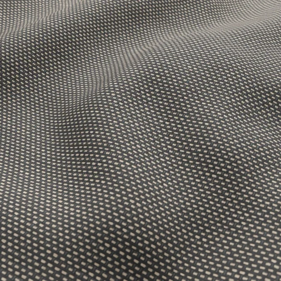 Photo of the fabric Souk Ebony swatch by Mokum. Use for Upholstery, Accessory. Style of Plain, Texture