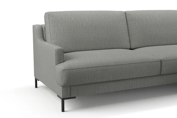 Photo of the fabric Sahel Aluminium swatch by Mokum. Use for Upholstery, Accessory. Style of Plain, Texture