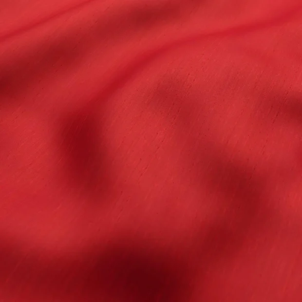Photo of the fabric Luxe Poppy swatch by James Dunlop Essentials. Use for Curtains, Accessory, Top of Bed. Style of Plain, Texture