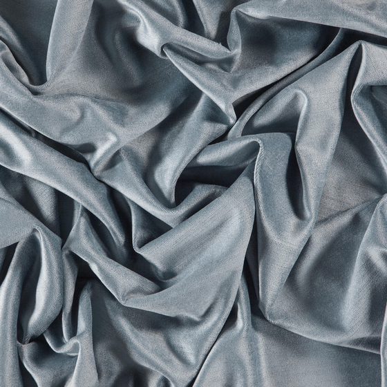 Photo of the fabric Monte Carlo Periwinkle swatch by Zepel. Use for Curtains, Upholstery, Accessory, Top of Bed. Style of Plain, Velvet