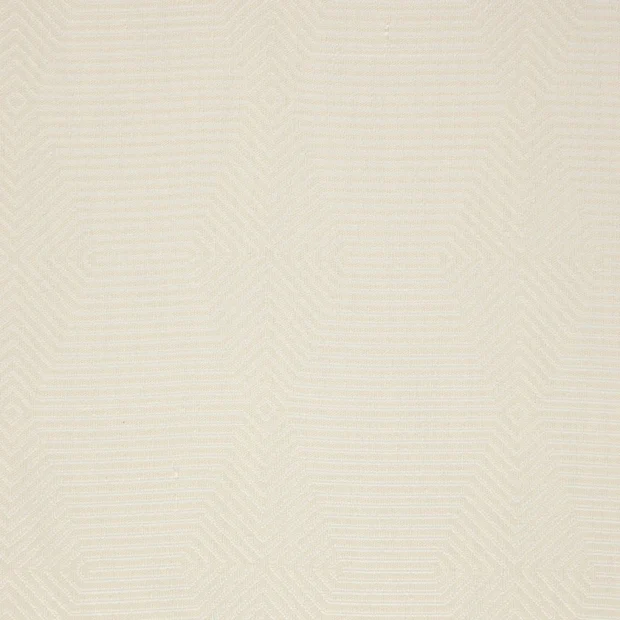 Photo of the fabric Symmetry Pearl swatch by Zepel. Use for Curtains, Accessory. Style of Geometric, Texture