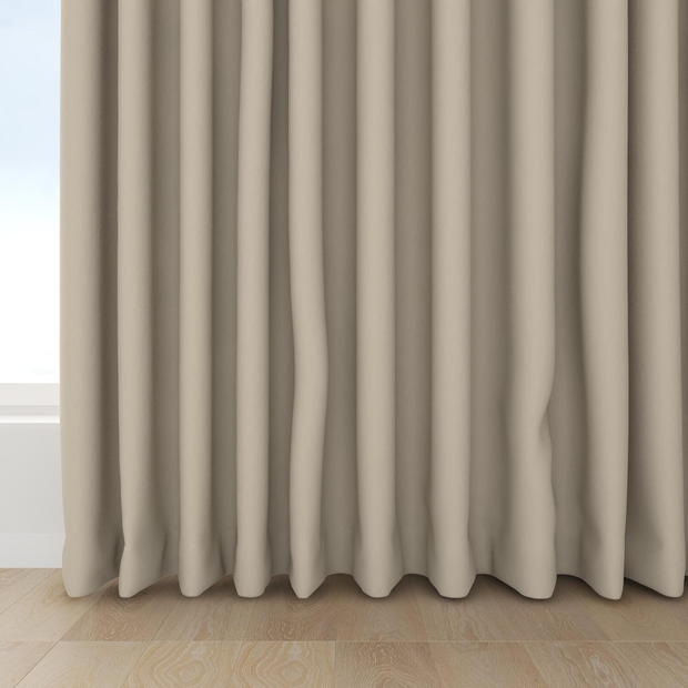 Photo of the fabric Satori Stonewash Linen swatch by Mokum. Use for Curtains, Upholstery Light Duty, Accessory, Top of Bed. Style of Plain, Texture